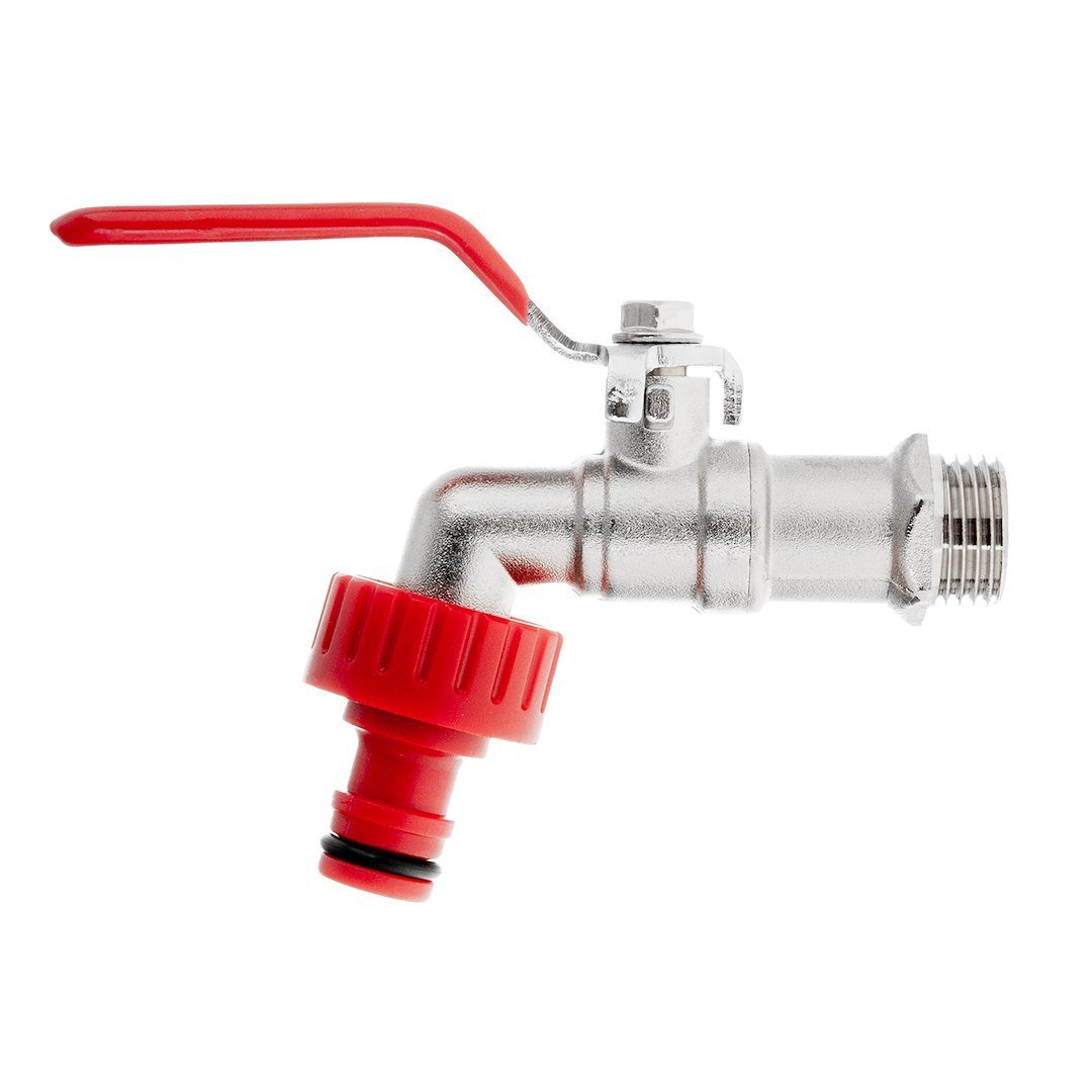 IBC čiaupo rinkinys, 1/2", 3/4" išorinis