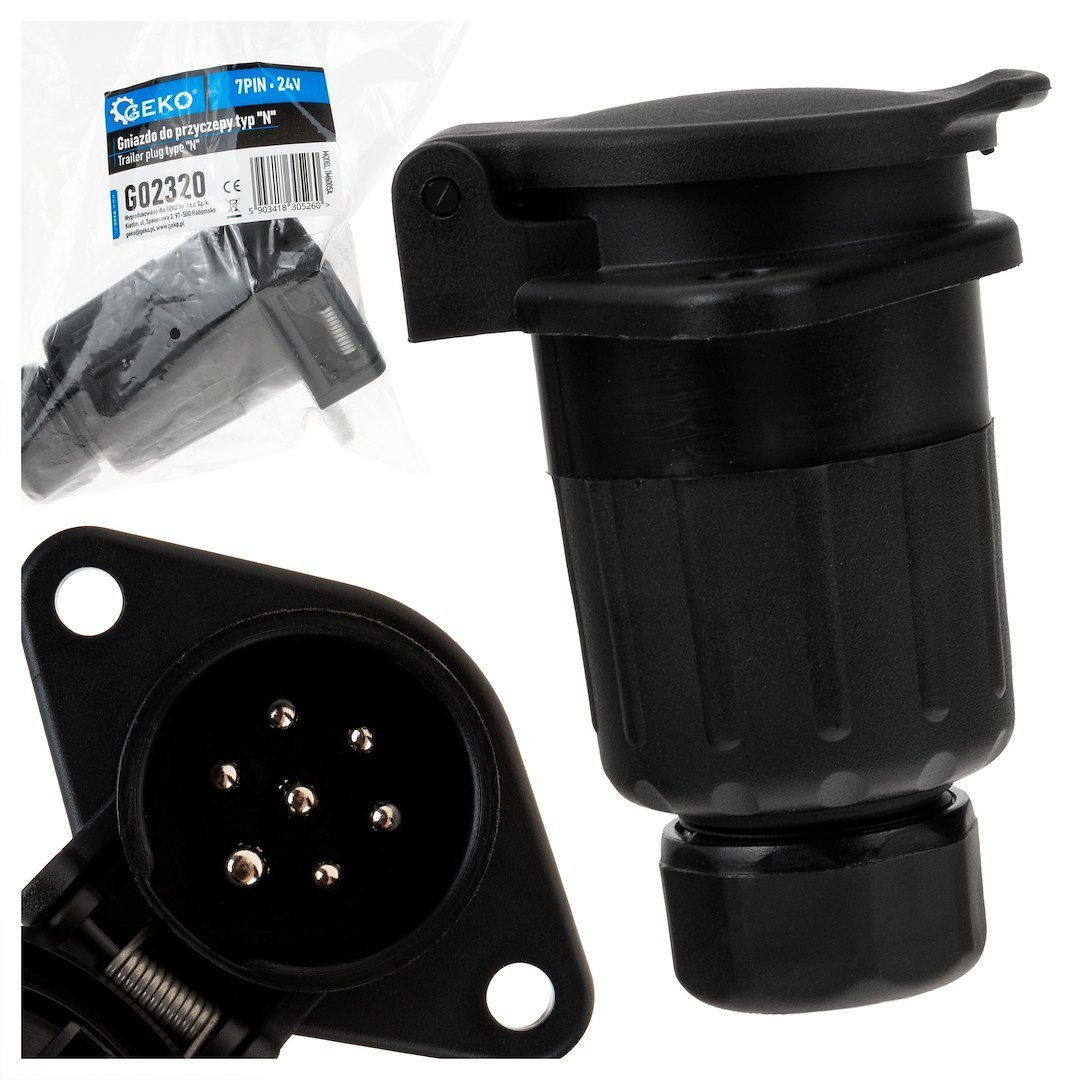 Trailer socket 7PIN 24V type &quot