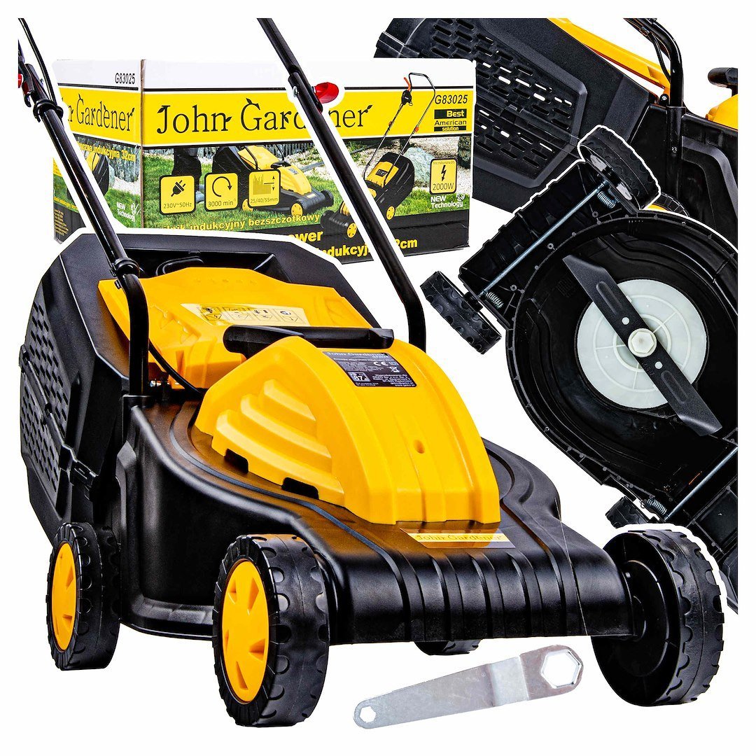 Elektrinė vejapjovė su indukciniu varikliu, 32 cm John Gardener G83025