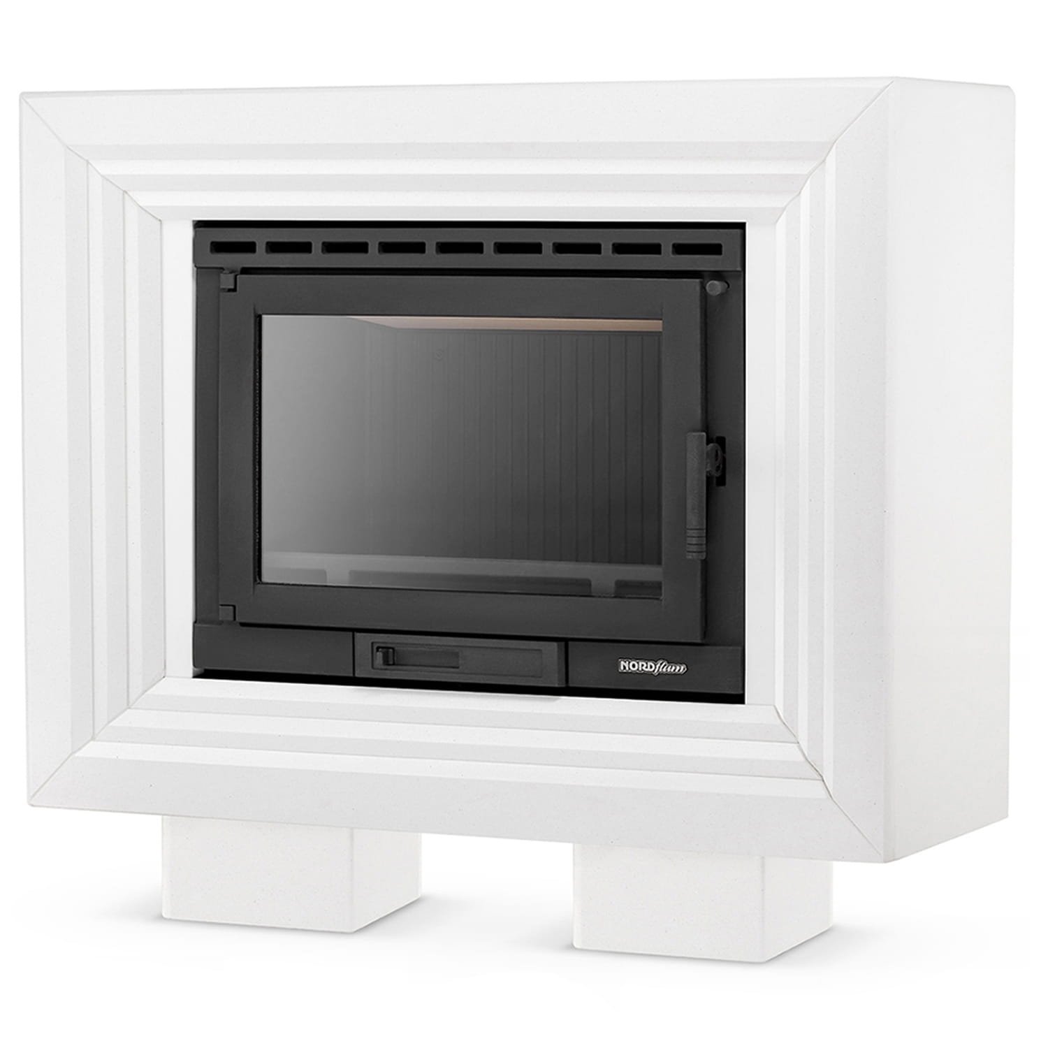 Marmuru dengtas koklinis židinys MIO BIANCO (13 kW)