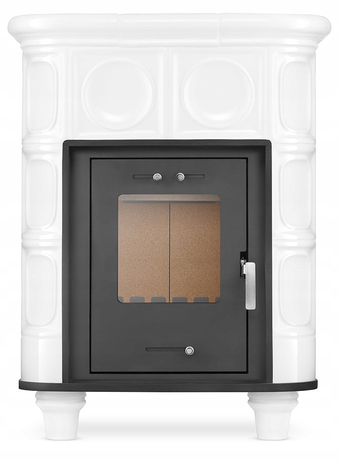 Koklinis židinys KRIS / MORIS (8 kW) Balta KRIS