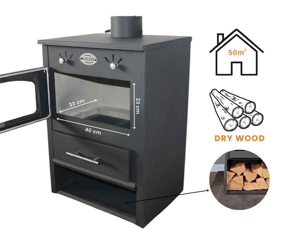 Krosnelė ZVEZDA 1 EKO (7,2 kW) 5 wood-burning-stove-zvezda-1-eko-5